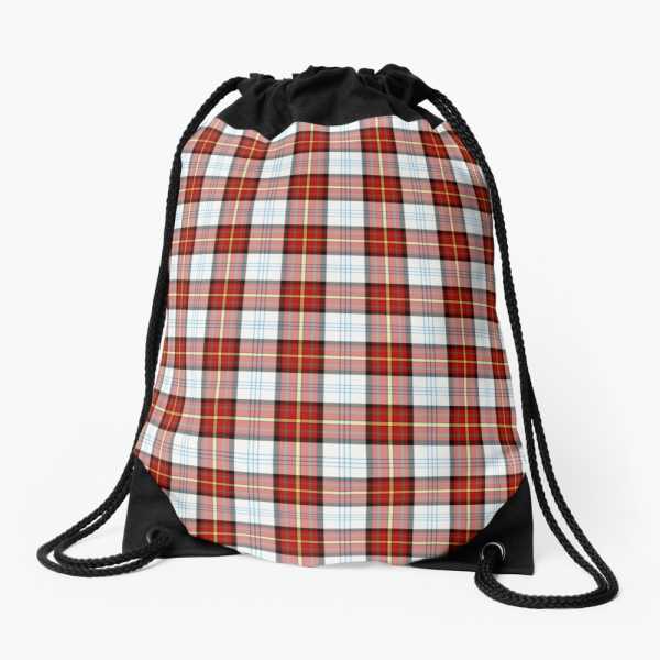 Gillies Red Dress tartan drawstring bag