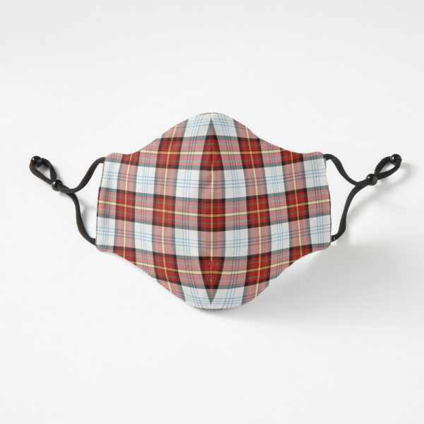 Gillies Red Dress tartan fitted face mask