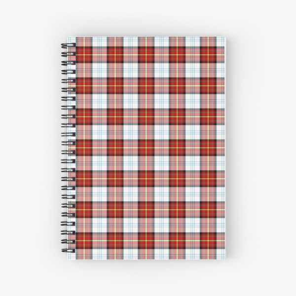 Gillies Red Dress tartan spiral notebook