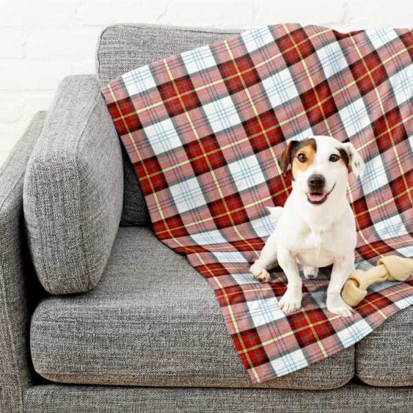 Gillies Red Dress tartan pet blanket