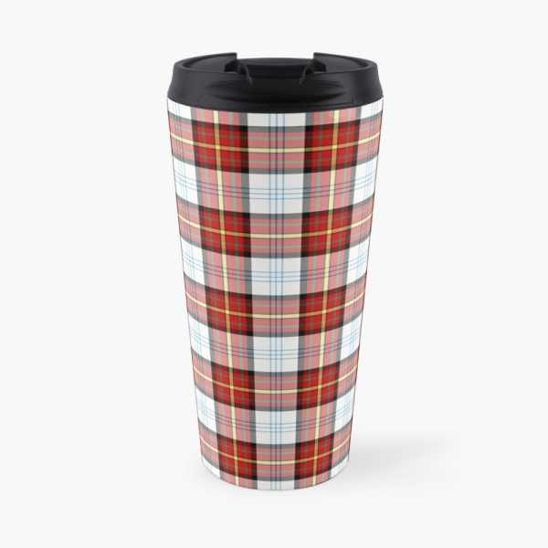 Gillies Red Dress tartan travel mug