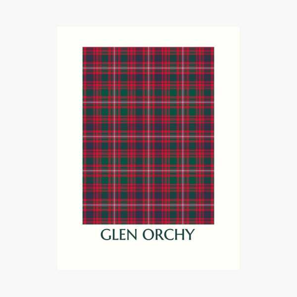 Glen Orchy Tartan Print