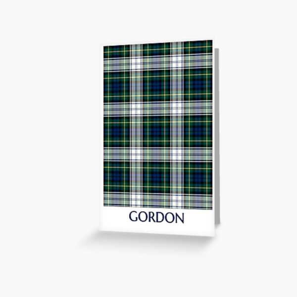 Clan Gordon Dress Tartan Card