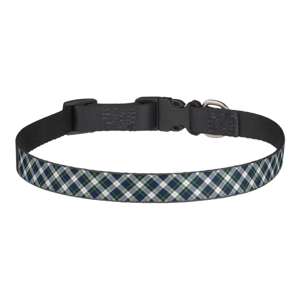 Gordon Dress tartan pet collar