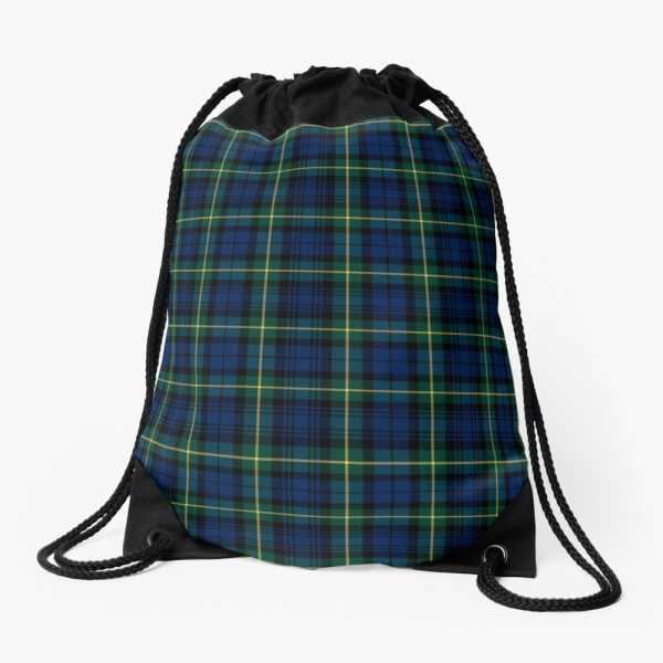 Gordon tartan drawstring bag