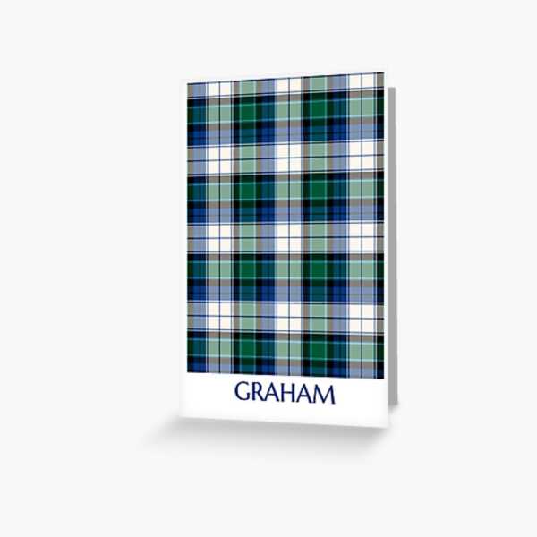Clan Graham Dress Tartan Card