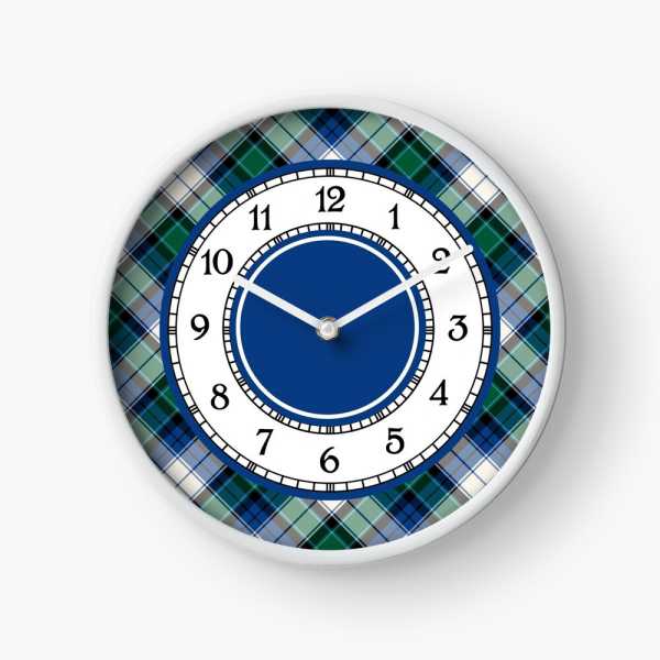 Graham Dress tartan wall clock