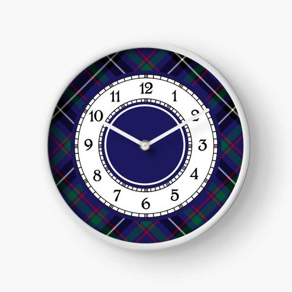 Clan Grainger Tartan Wall Clock