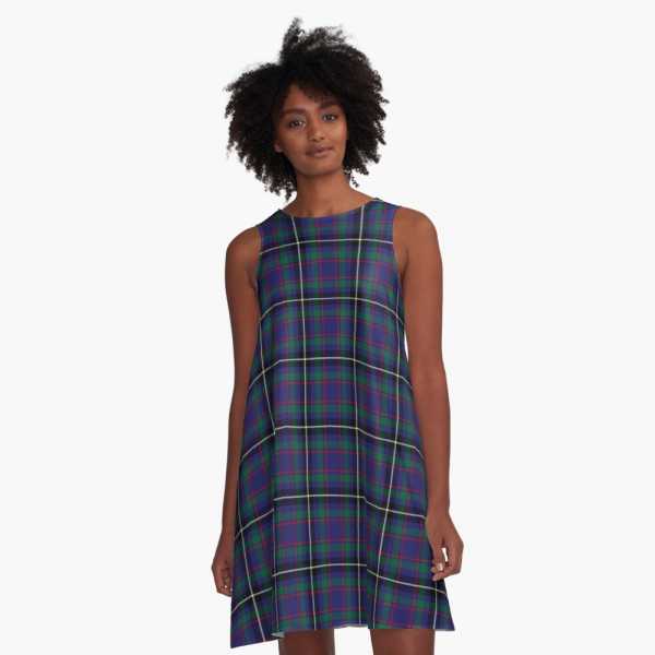 Grainger tartan a-line dress