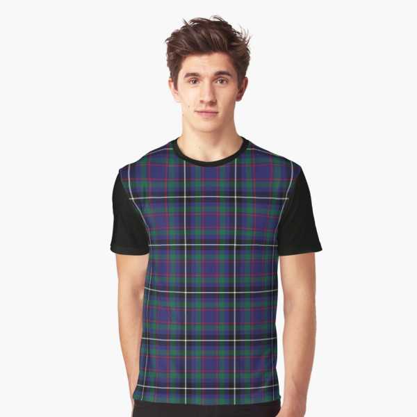 Grainger tartan tee shirt