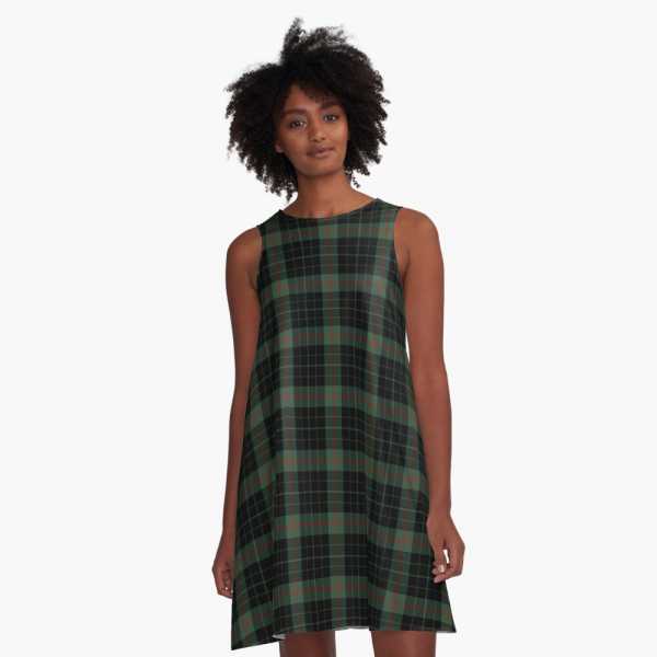 Gunn tartan a-line dress