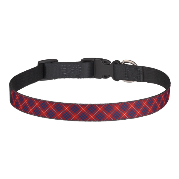 Hamilton tartan pet collar