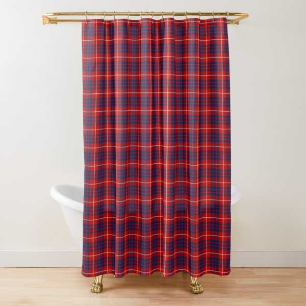 Clan Hamilton Tartan Shower Curtain