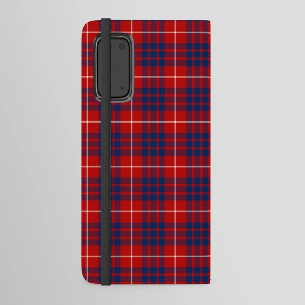 Clan Hamilton Tartan Samsung Wallet Case