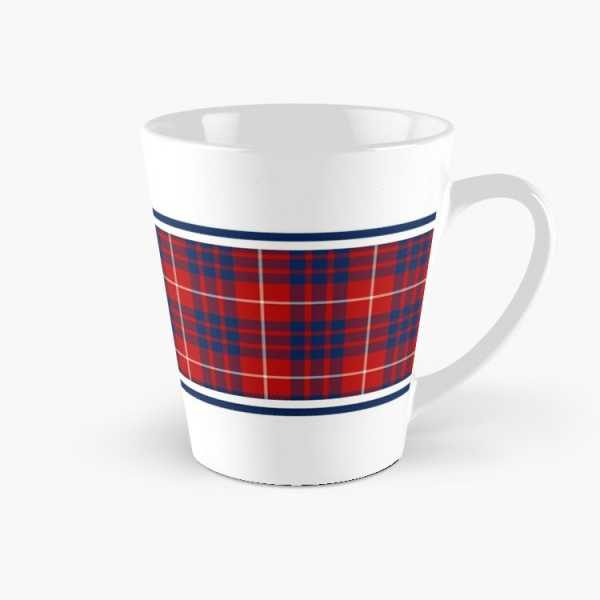 Hamilton tartan tall mug