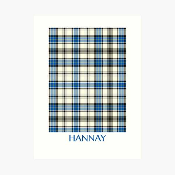 Clan Hannay Tartan Print
