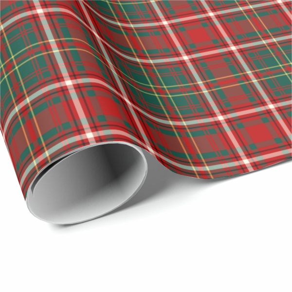 Hay tartan wrapping paper