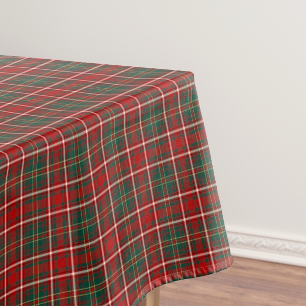 Hay tartan tablecloth