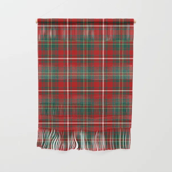 Hay tartan wall hanging