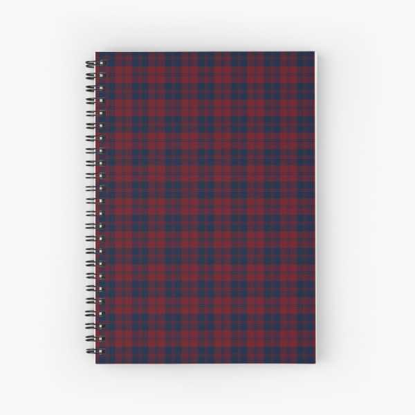 Hebridean District tartan spiral notebook