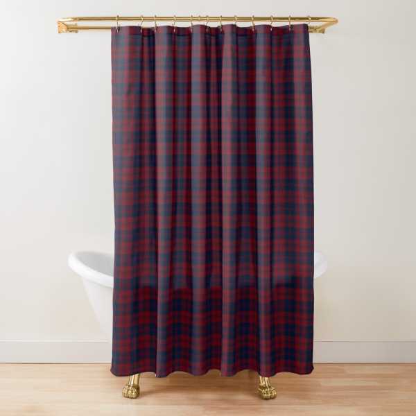 Hebridean District tartan shower curtain