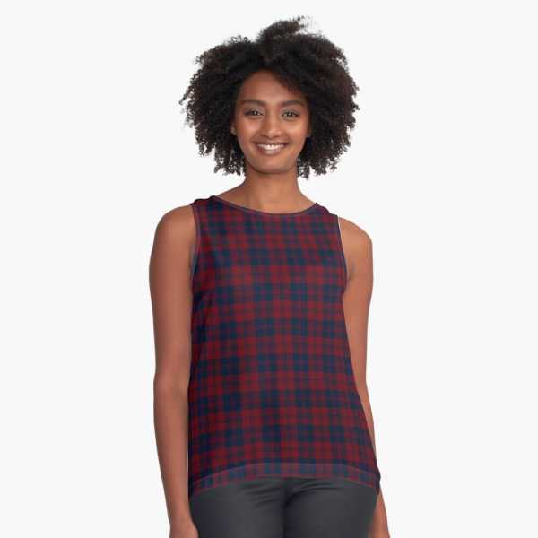 Hebridean District tartan sleeveless top