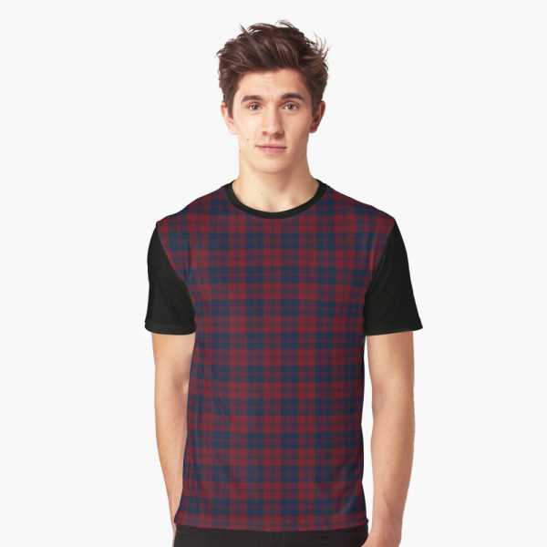 Hebridean District tartan tee shirt