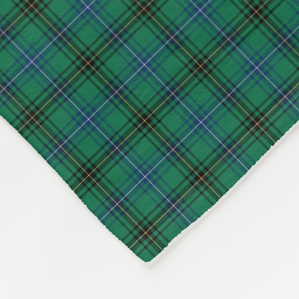 Henderson tartan fleece blanket