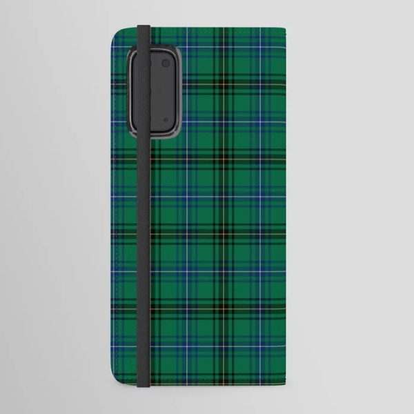 Clan Henderson Tartan Samsung Wallet Case