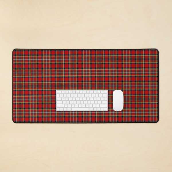 Hepburn tartan desk mat