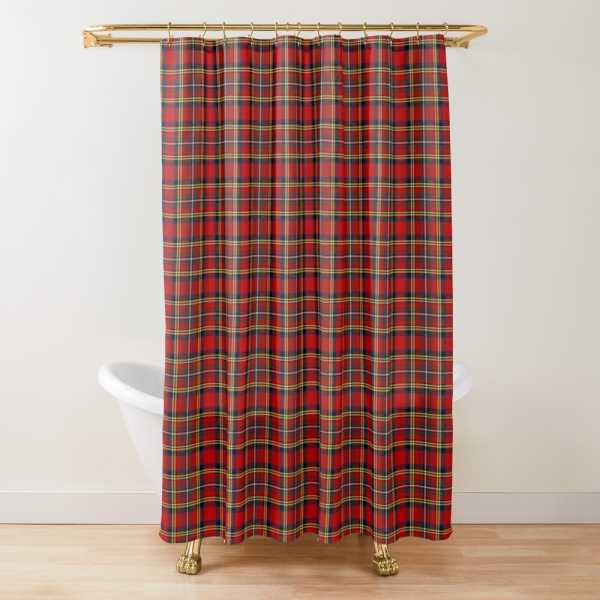 Clan Hepburn Tartan Shower Curtain