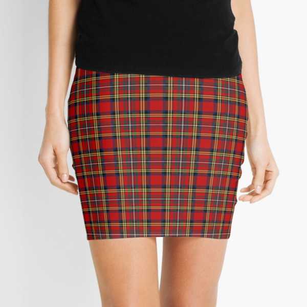 Hepburn tartan mini skirt