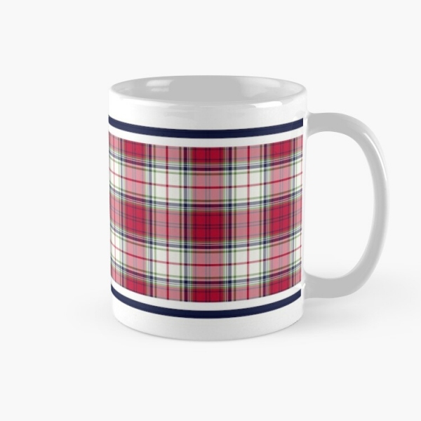 Highland Christmas plaid classic mug