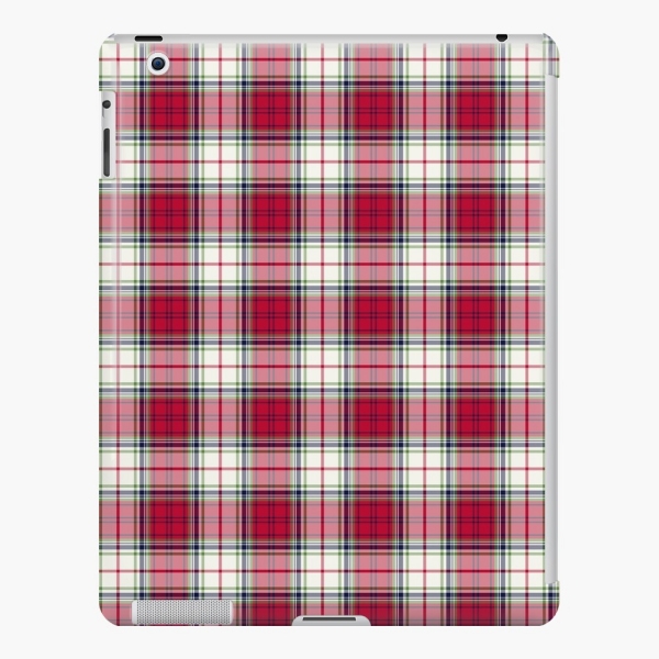 Highland Christmas plaid iPad case