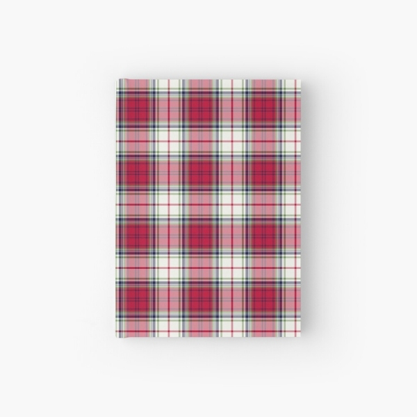 Highland Christmas plaid hardcover journal