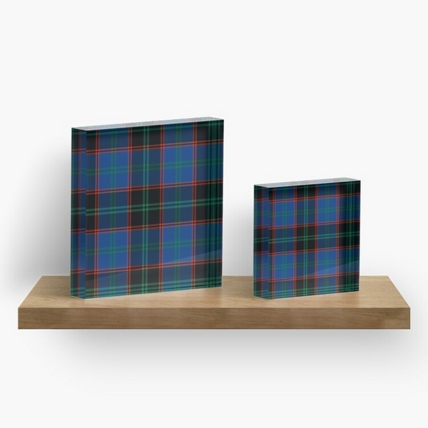 Hume tartan acrylic block