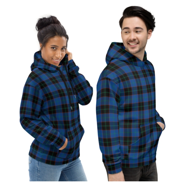 Hume tartan hoodie