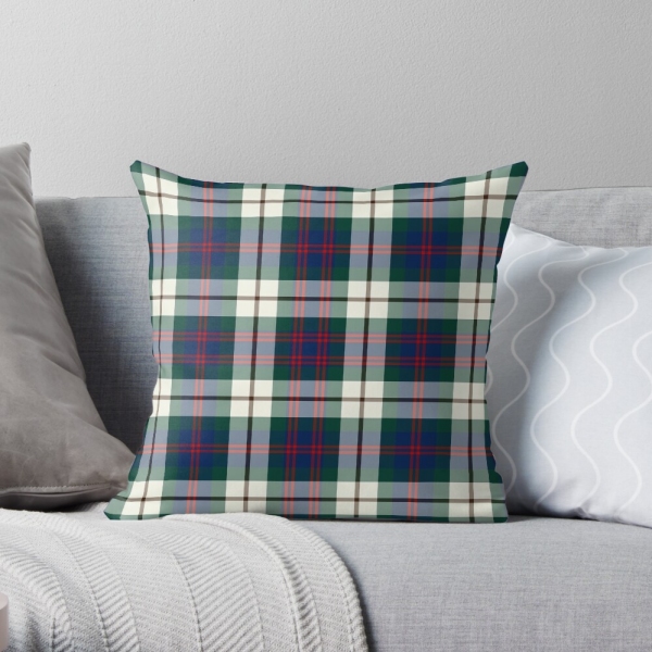 Idaho tartan throw pillow