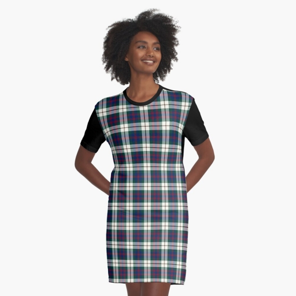 Idaho tartan tee shirt dress