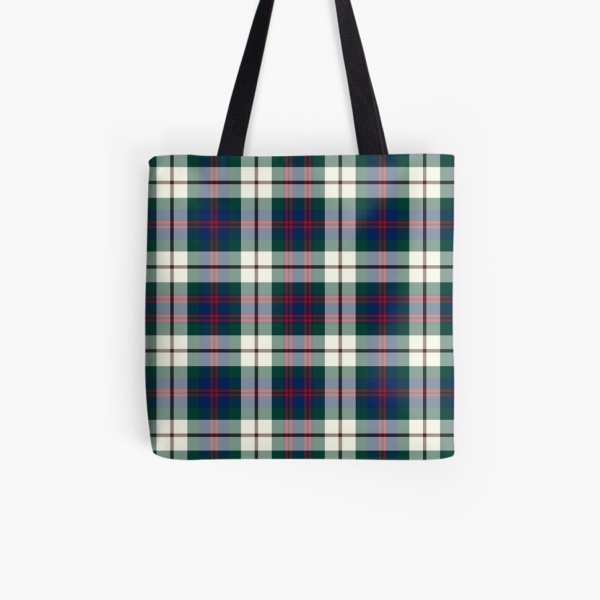 Idaho tartan tote bag