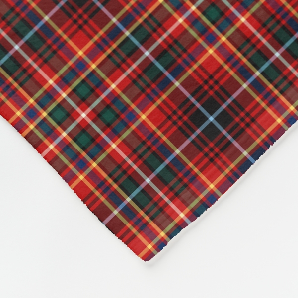 Innes tartan fleece blanket