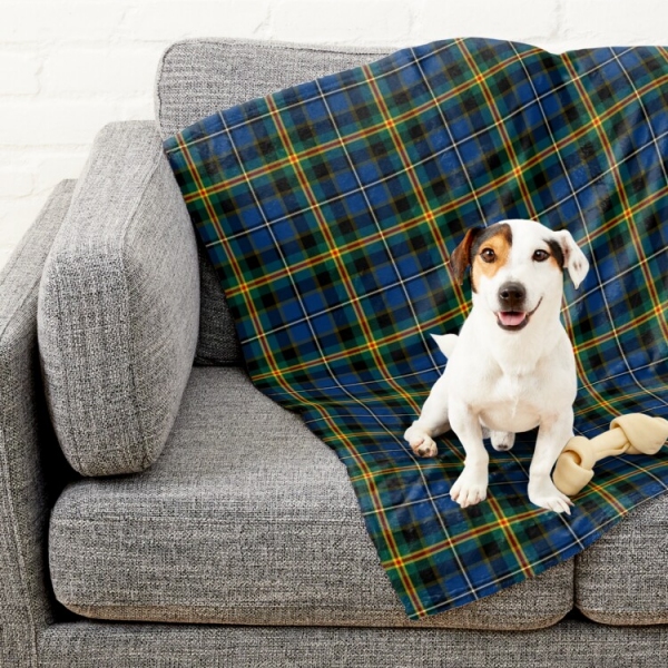 Iowa tartan oet blanket