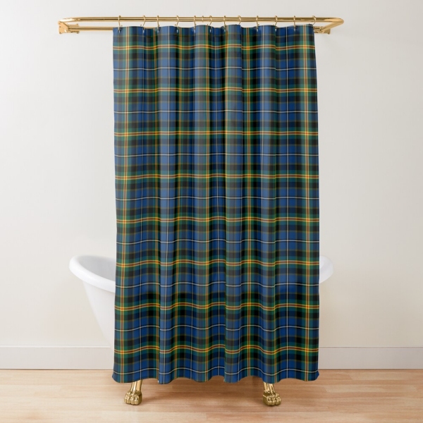 Iowa tartan shower curtain