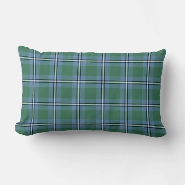 Irvine tartan lumbar cushion