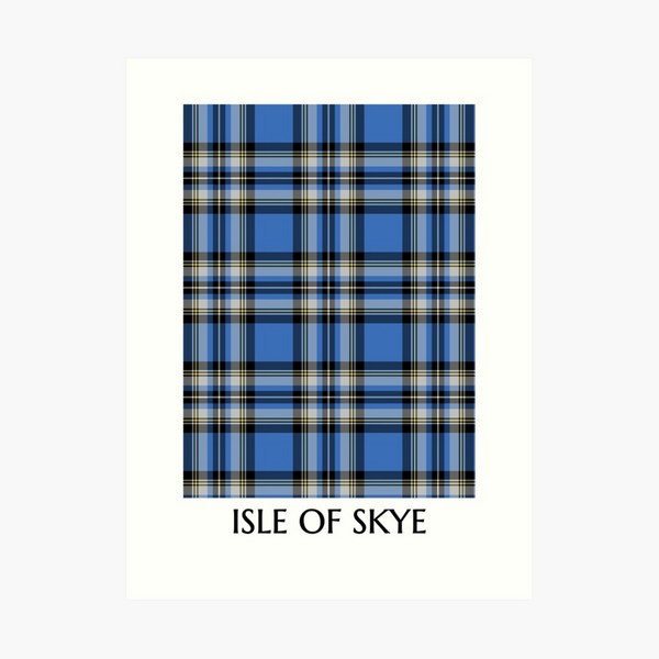 Isle of Skye Tartan Print