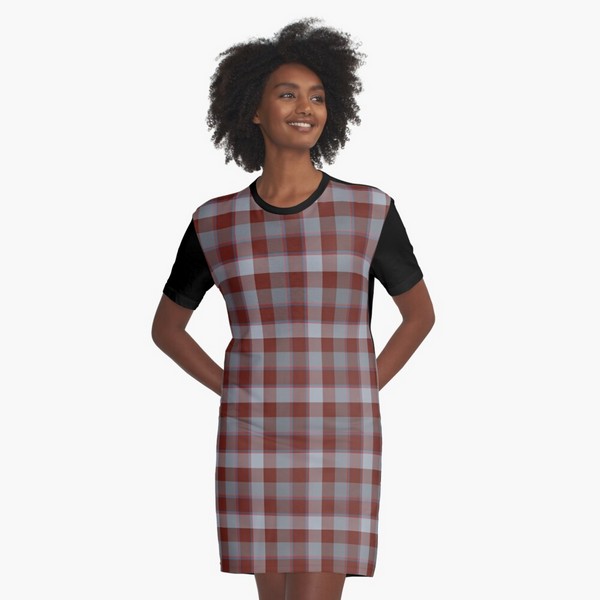 Jardine tartan tee shirt dress