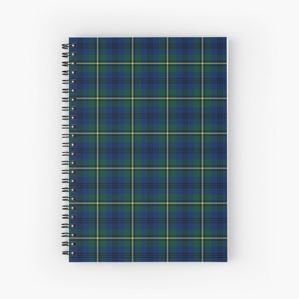 Clan Johnston Tartan Notebook