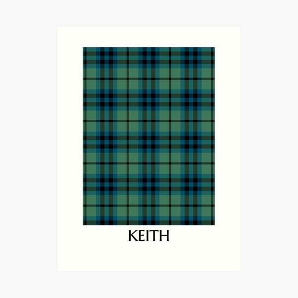 Clan Keith Ancient Tartan Print