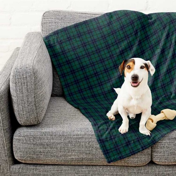 Keith tartan pet blanket