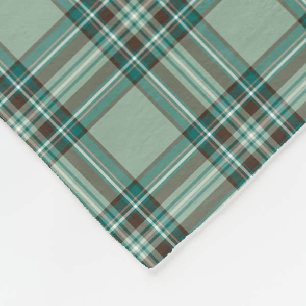 Kelly tartan fleece blanket